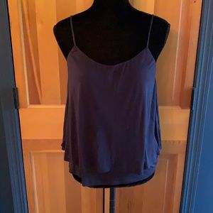 Langston Tiered Navy camisole top